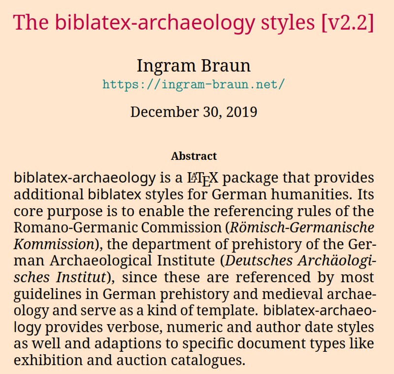 biblatex-archaeology v2.2 released 1