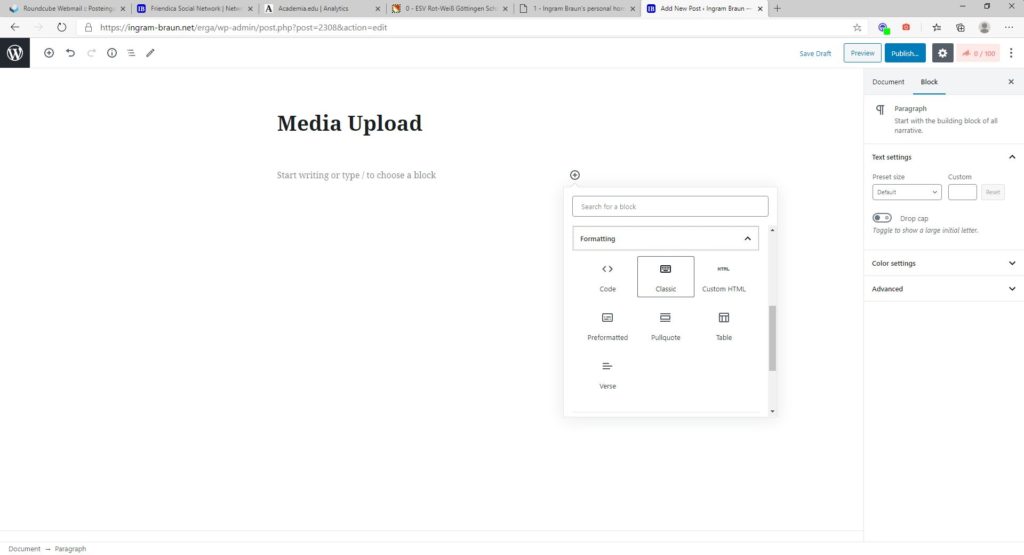 How to date back media uploads in WordPress? 3