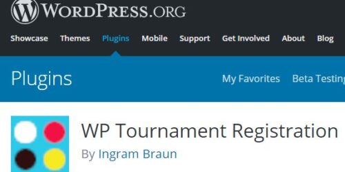WP Tournament Registration finally released 2